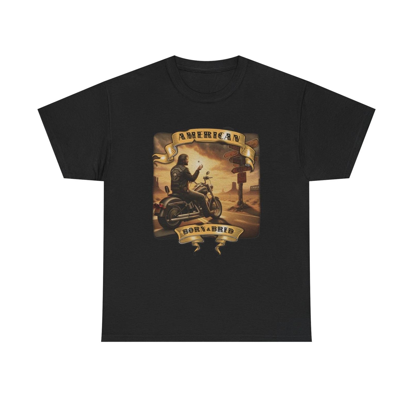 American Biker Motorcycle Humor T-Shirt | Motorcycle Shirt 3XL