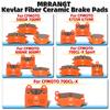 MRRANGT Low Noise High Performance Motorbike Ceramic Brake Pads Set Fit for CFMOTO 800MT 800NK 700CL-X 700MT 675SR 675NK 500SR
