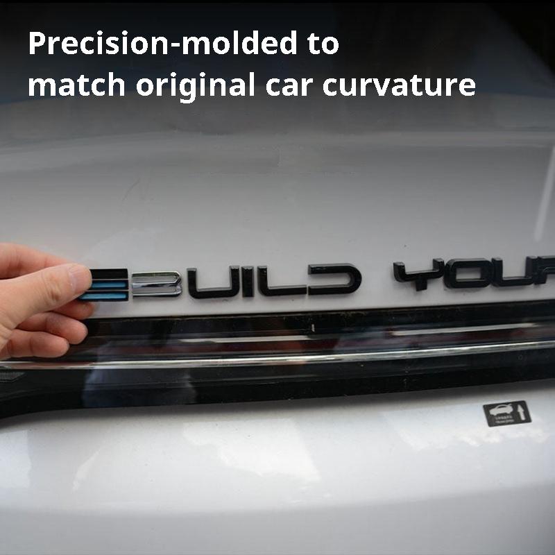 For BYD King Seal 5 DM-i Car Front Rear Badge Sticker Cover Tail Emblem Decal Exterior Modification Accessories