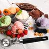 Press Trigger Design Ice Cream Scoop Non-stick Ice Cream Digger  Easy Demoulding