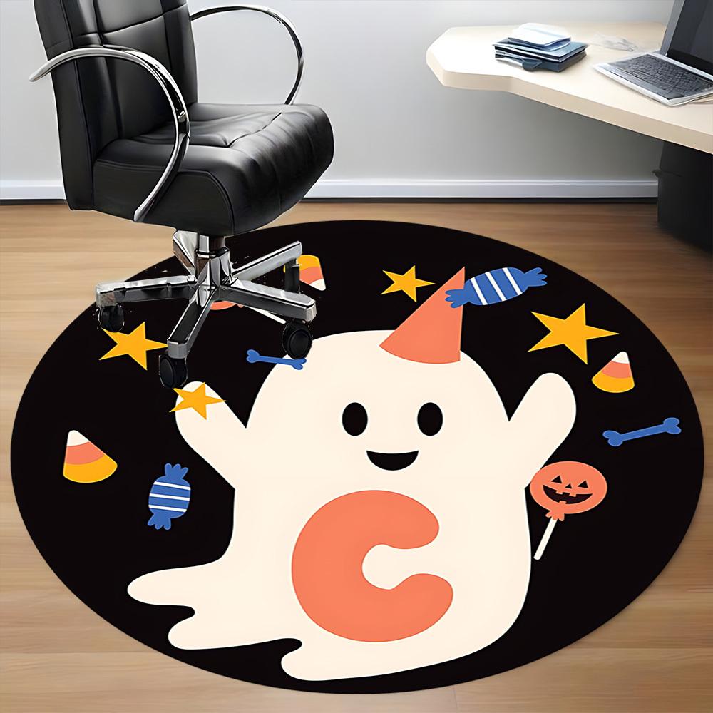 1PC Halloween Ghost Chair Carpet for Office, Indoor Non-Slip Washable  Carpet, Soft Comfortable Mat For Office Room yy250930191