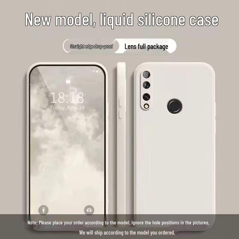 Huawei Enjoy 10 Plus Liquid Silicone Drop-proof Phone Case - Skin-friendly & Full Coverage