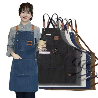 Large Tool Thick Cotton Work Free Work Thick Canvas [deoway] Apron, Outdoor, Camping, Work, Size, Pocket, BBQ, Apron, Cafe, Size, Camping, Work, DIY,