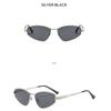 Women's sunglasses, metal cat eye sunglasses, men's and women's fashion sunglasses.