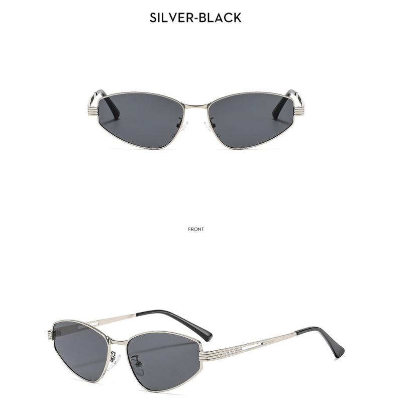 Women's sunglasses, metal cat eye sunglasses, men's and women's fashion sunglasses.