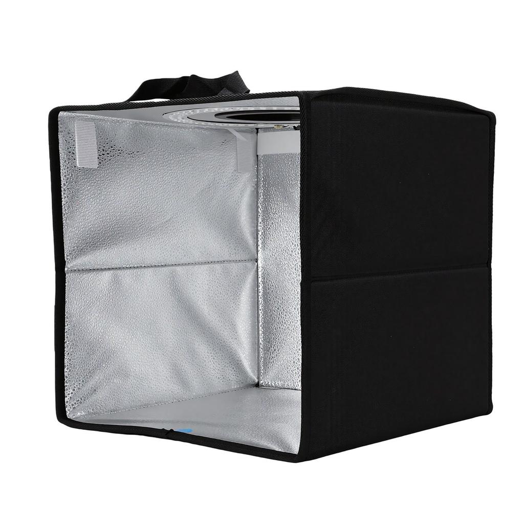 Photography Light Box 12x12 Inch Professional Dimmable Photo Studio Light Box with 6 Backdrops with 120 Light Beads for