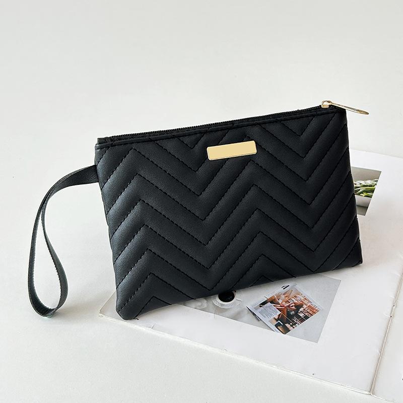 New Fashionable Women's Bag Clutch Bag, Simple Clutch Bag, Trendy Long Label Decorative Envelope Handbag, One Piece.