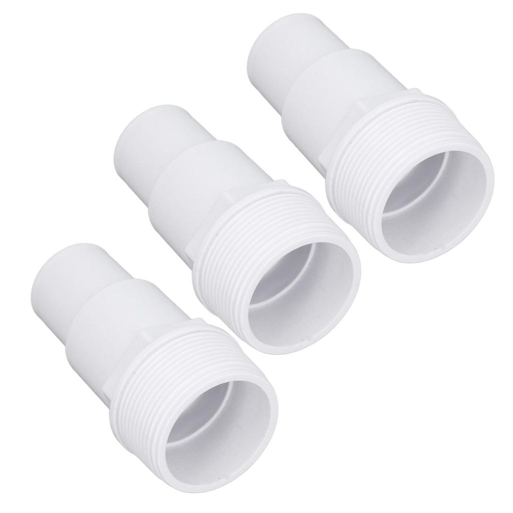 3Pcs G1‑1 2 External Thread Hose Adapter Swimming Pool Supplies for Replacement of Above Ground Pool Pumps Filters