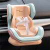 Durable Car Doll Safety Seat Plastic Cartoon Chair Model  Car Interior Styling