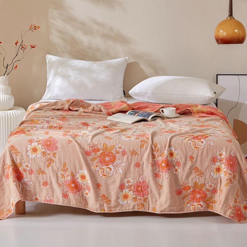 

Хлопковое одеяло, 4 слоя марлевого пледа, покрывало для двуспальной кровати размера «queen-size», полотенце, одеяло, зимняя простыня, чехол для дивана-кровати 200x230 см 150cm*200cm