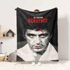 Scarface Poster Flannel Blanket Throw Blanket Soft Warm Sofa Bed Camping Home Decor Unique Christmas Gift C921183