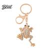 Wealth And Blessings Charm Toad Key Chain Rhinestone Keychain Sparkly