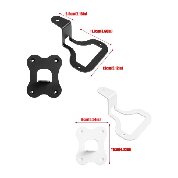 Wall Mount Brackets for WiiM Sound Speaker Support Rack, Metal Mounting Frame Holder for Home Entertainment Wall Use