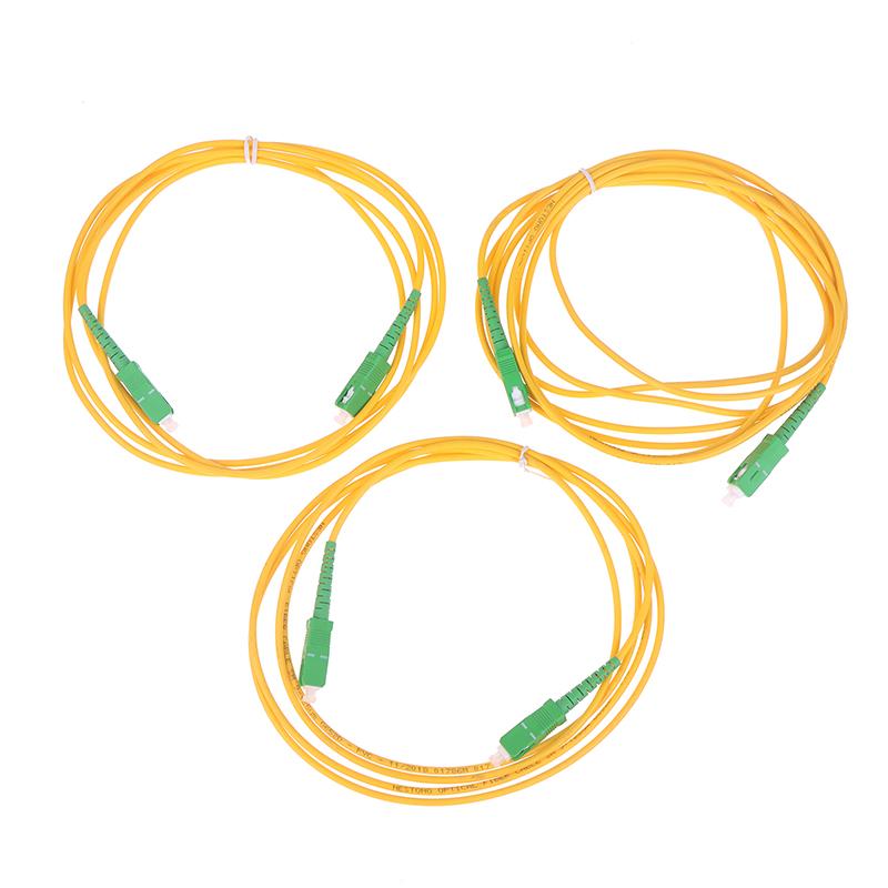 Sc /Apc-Sc/Apc Fiber Optical Patch Cord Single Mode 9/125 G652D Lszh 1M2M3M Fiber Optic Jumper Cable