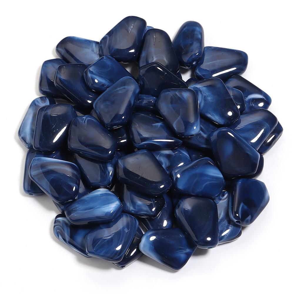 20pcs 25x18mm Irregular Acrylic Beads Colorful Cloud Loose Spacer Beads For DIY Jewelry Making Bracelets Necklace Accessories