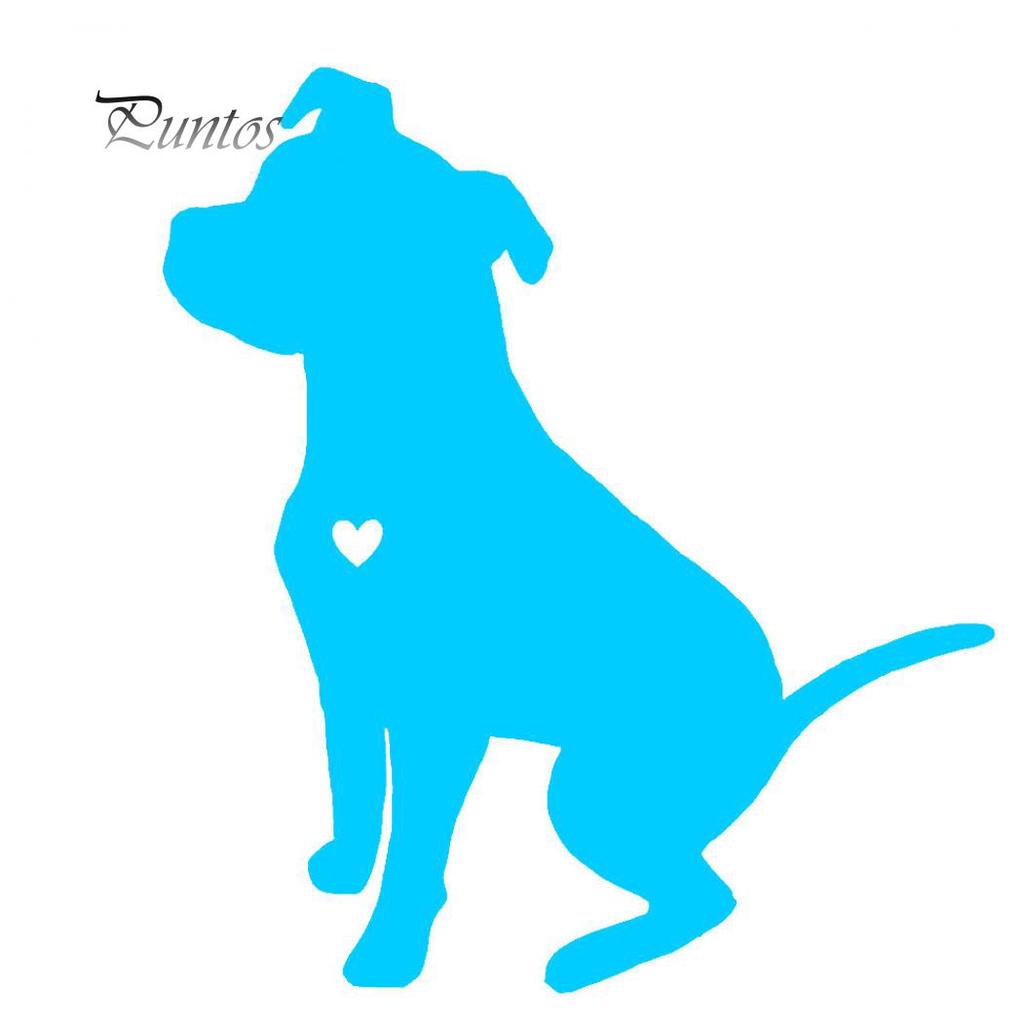 Popular Sell Pit Bull Dog Reflective Auto Vehicle Body Window Decals