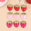 20Pcs Sequined Strawberry Patch Sewing Appliqued Sew On Clothes Decoration For Diy Hiarpin Accessories