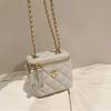 2025 Fashion New Secret Garden Camellia Quilted Chain Box Small Bag Women Mini Shoulder Crossbody Bag