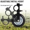 Black Farm Gate Caster Heavy Duty Gate Caster Wheel Helper Outdoor Door Frame  Lawn Gate