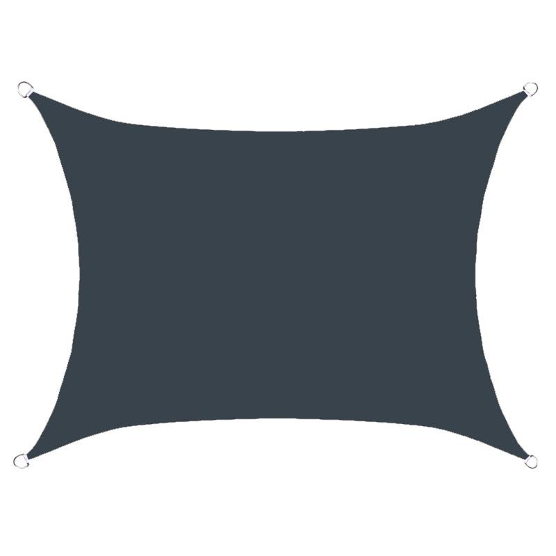 Rectangular 2x2.5m Waterproof, Sunproof, UV-Resistant Outdoor Shade Sail