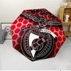 Benfica FC Fashionable Automatic Opening/Closing Folding Umbrella. Portable and Foldable, Ideal for Gift, Travel, and Daily Use.