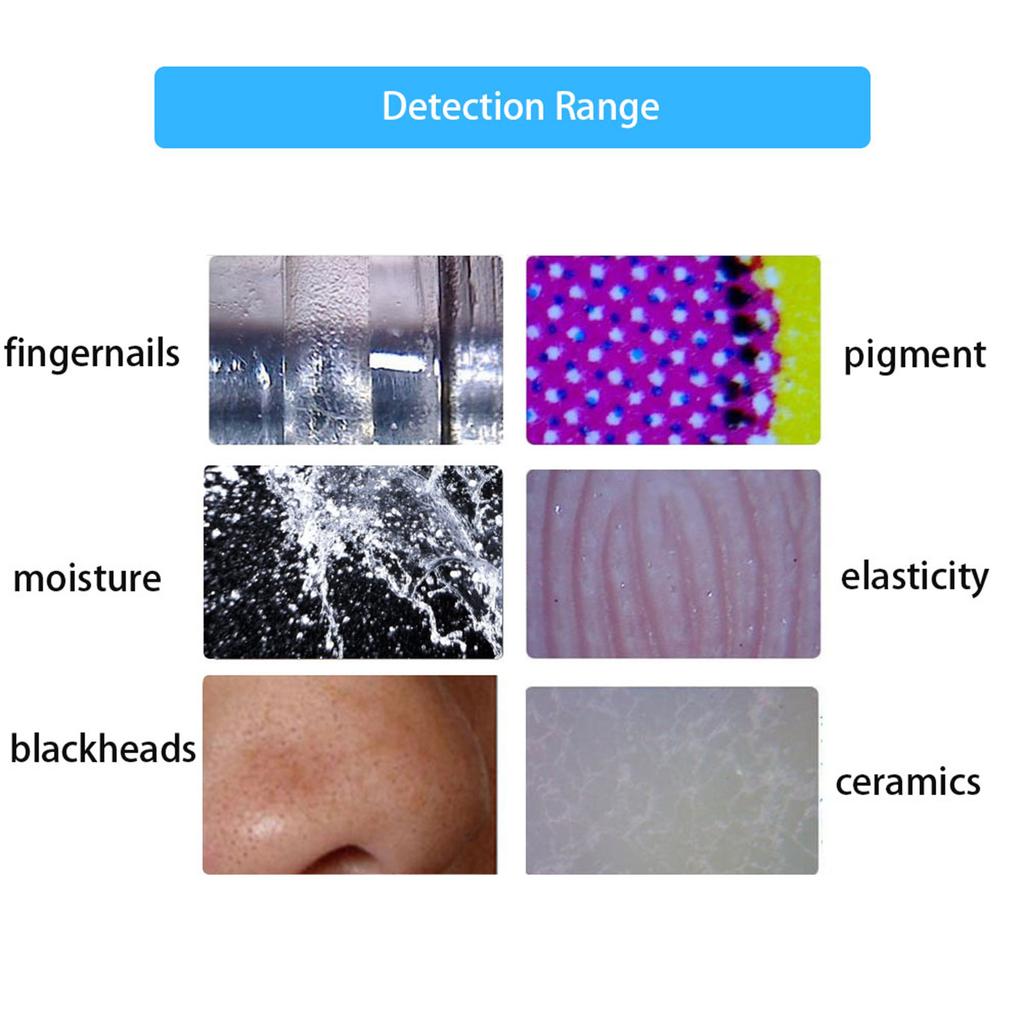 10.1inch Charging Type Microscope Scalp Hair Follicle Skin Hair Detector Analyser Machine 100‑240V