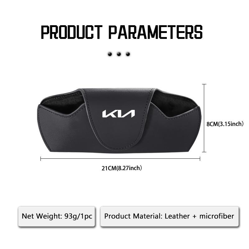 Car Glasses Case Sunglasses Storage Box Eyewear Clip Decorative Accessories For KIA Ceed Sportage Rio K5 K2 Optima Cerato Venga