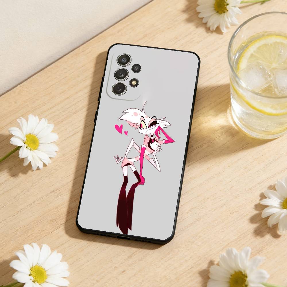 

A-Angel Dust Edgy Sweet Phone Case For Samsung S25,S24,S21,S22,S23,S30,Ultra,S20,Plus,Others Soft Black Cover Samsung S30Ultra5G