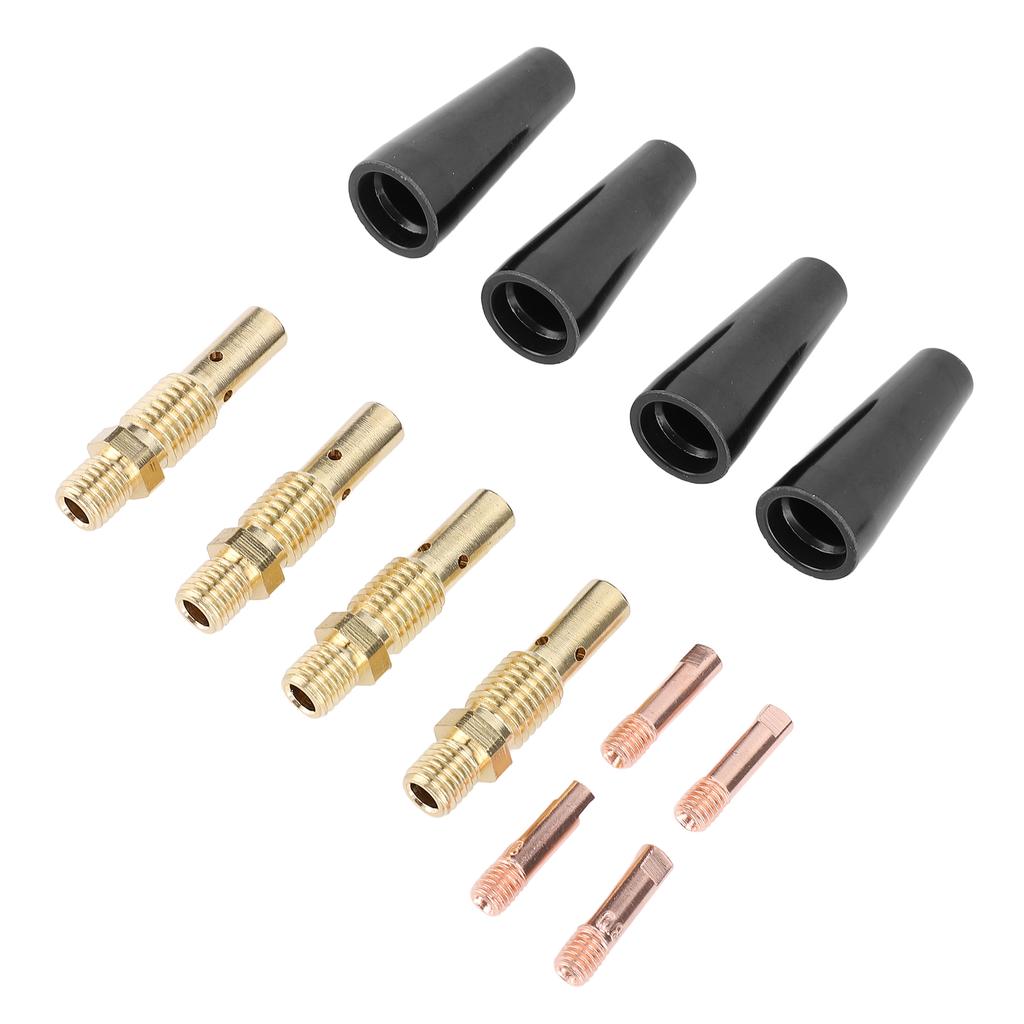 48 Pcs Flux Core Gasless Nozzle Tips Kit 0.030 Inch MIG Welding Tips Gas Diffuser for Magnum 100L