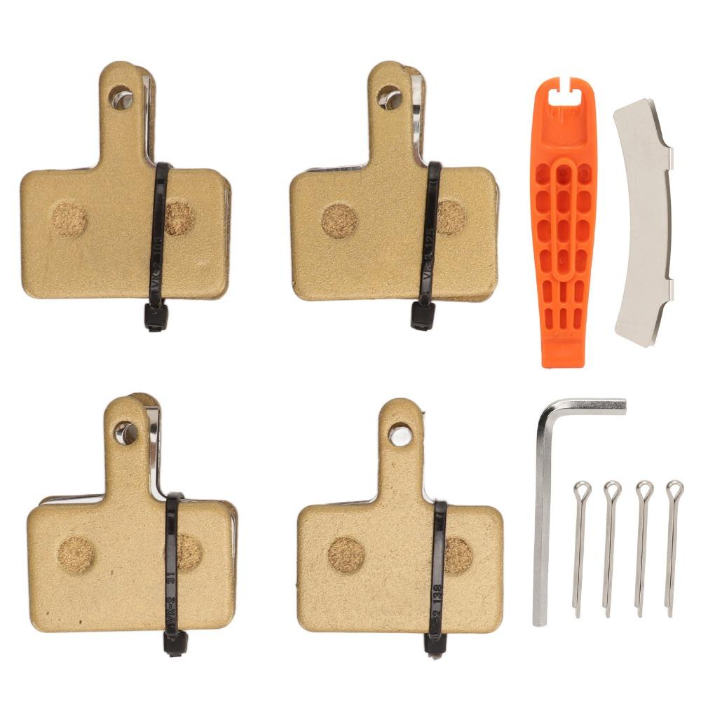 4 Pair With Installation Tool Disc Brake Pads  for MTB Bike Disc Brake System