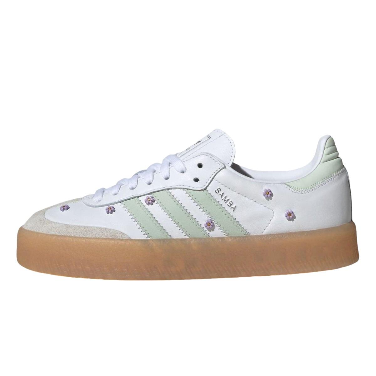 (WMNS) adidas Sambae Cloud White Linen Green Gum Women s JS3954 EU 38
