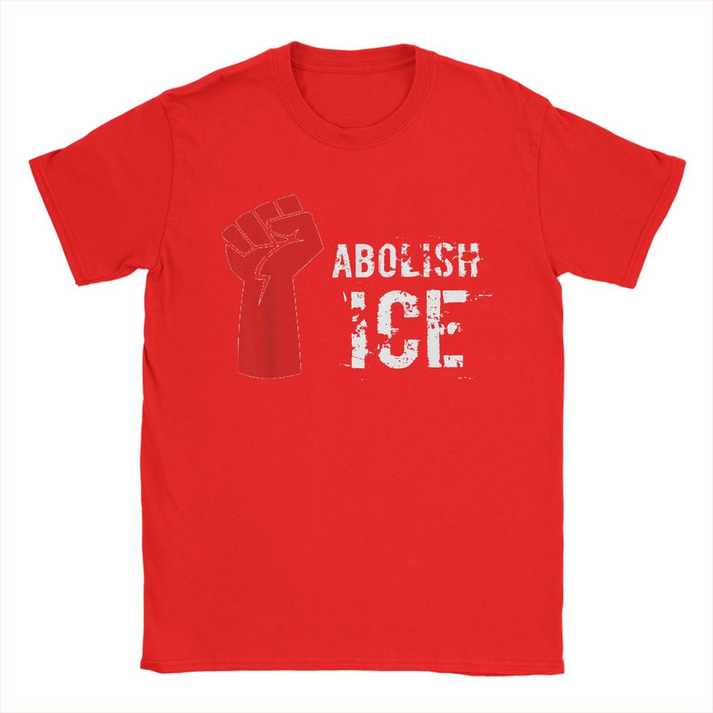 Vintage T Shirt Summer Abolish ICE Shirt DACA Immigration Fashion T Shirts Cotton Tshirt Man Y2K Classic Short Sleeve Top Tees