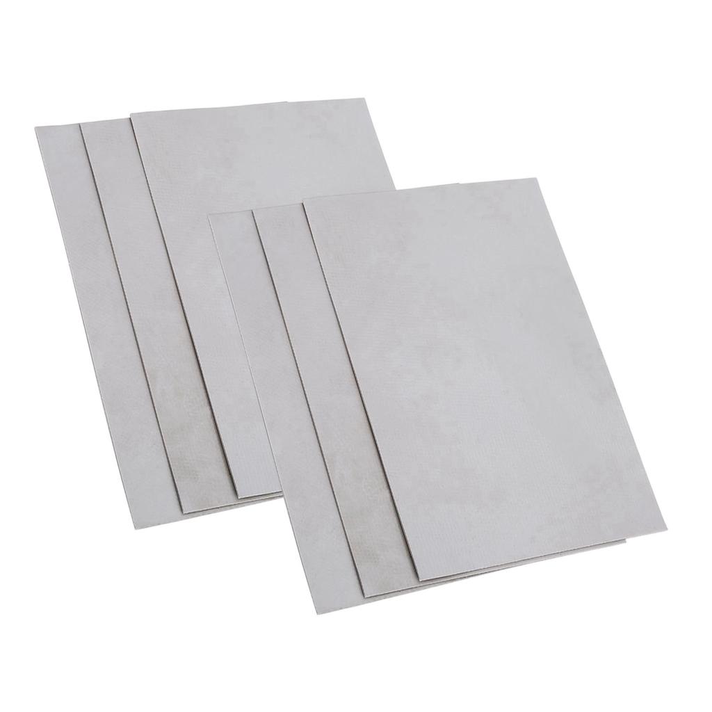 6pcs PVC Repair Patches Kit for Inflatable Raft Boat Canoe Kayak Swimming Pool Versatile Use Grey