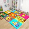Simpsons Family Portraits Carpet Rug Soft Washable Antislip Home Living Room Sofa Mats Personalized Christmas Rug