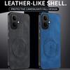 EUCAGR For Tecno Spark Go 2/Tecno Pop 10 Case Simple Stylish Magnetic Suction Luxury PU Leather Skin-friendly Anti-drop Cover