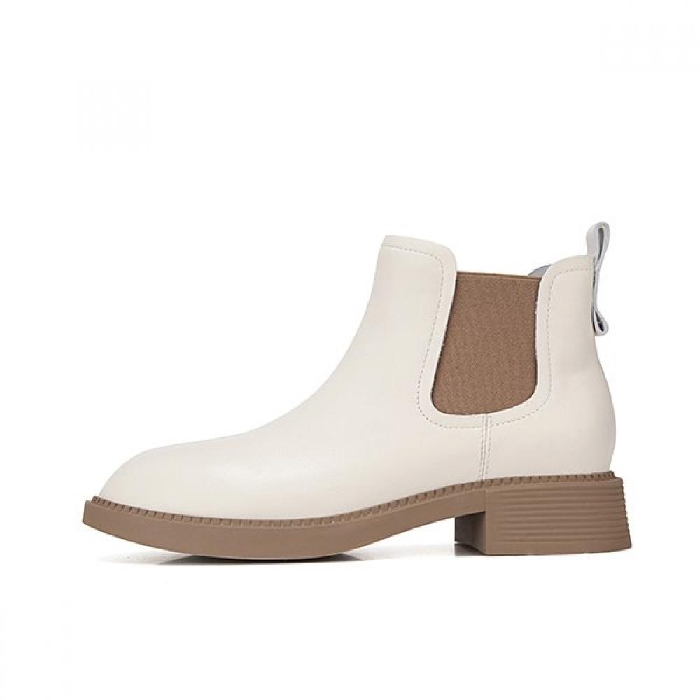 BARBARA Lambskin Mold 3.5cm Chelsea Boots Bzg801iv