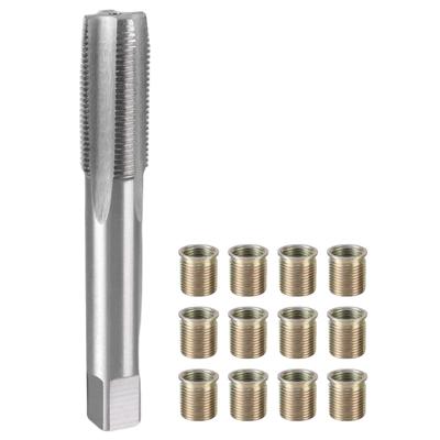 Ferramenta de Reparo de Rosca de Velas de Ignição Inserções de Metal M14x1.25 Macho Kit Refurado Ferramenta Profissional de Reparo de Furo de Rosca de Velas de Ignição