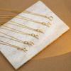 Jewelry Stainless Steel Full Diamond 26 English Letters Pendant Necklace Female Niche High-End Sense Collarbone Chain Does Not Fade