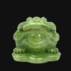 Extra Large Natural Jade Three-Legged Golden Toad Ornament - Perfect for Living Room or Shop Opening Gift.
