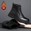 Neue Martin Stiefel Herren High-End Herrenstiefel Herbst und Winter Samt warm dicksohlige Ritterstiefel Modetrend vielseitig