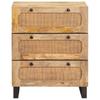 Sideboard Brown 60 x 33 x 75 cm Solid Mango Wood