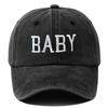 Cotton Parent-child Baseball Hats Vintage Outdoor Sunscreen Hats DAD MOM BABY Embroidery Caps