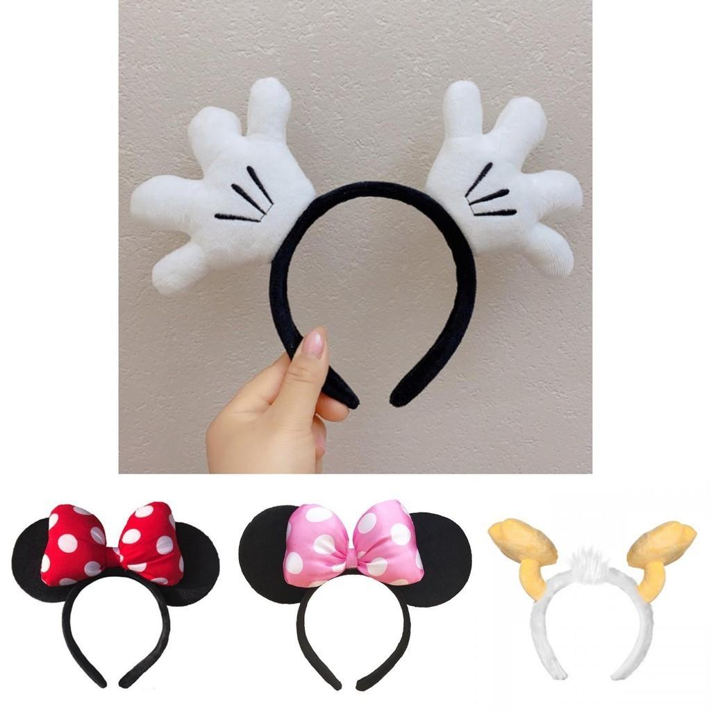 Cartoon Minnie Mickey Ear Headband For Adults And Children Cute And Sparkly Butterfly Bow Hair Accessories