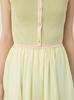 Bicolor Line Knit Docking Dress LWNO264007 LIME F [Lily Brown] Women's