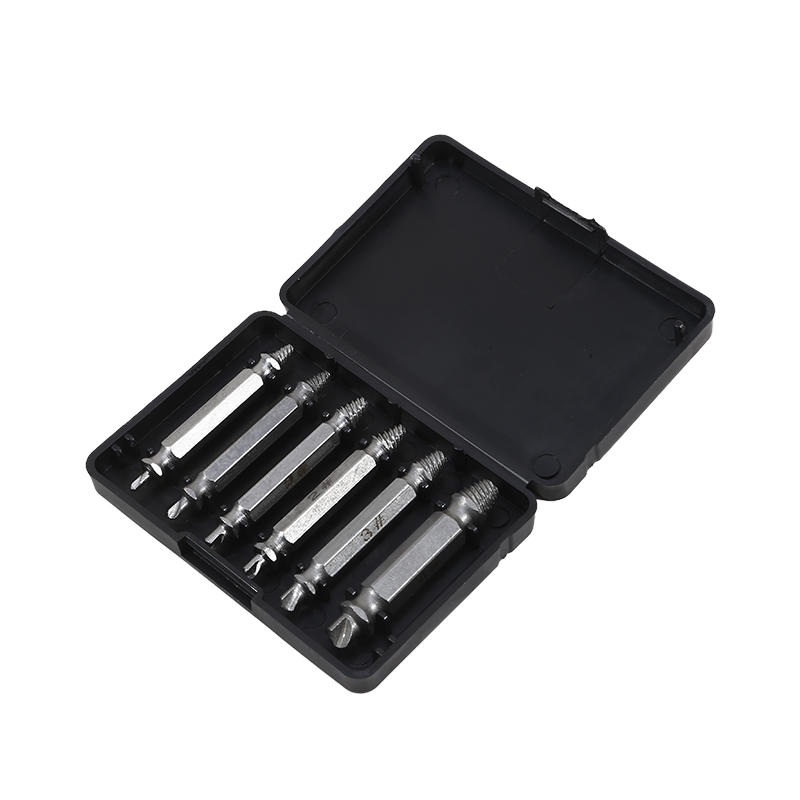 4/6Pcs Damaged Screw Extractor Drill Bit Set High Speed Steel Stripped Broken Bolt Remover Easy Out Demolition Repair Tool Kit Convenient