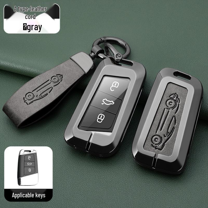 Metal Key Shell for Volkswagen Models: New Sagitar, Lavida Plus, Tayron, Tuon, Tiguan L, Bora, Magotan