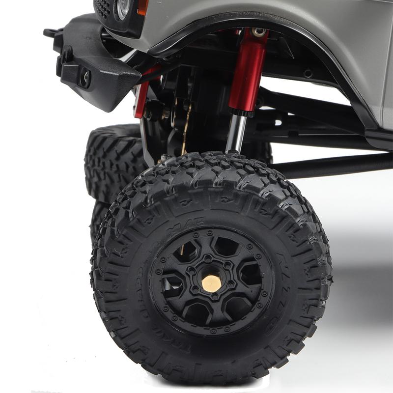 4Pcs Brass Wheels Hex Hub Extenders 7mm with Nuts for 1/24 RC Crawler SCX24 Bronco C10 Gladiator AX24 Upgrade Parts