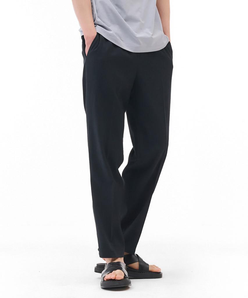 CHASECULT Men'S Cool Touch Relaxed Elastic Waist Pants - Navy