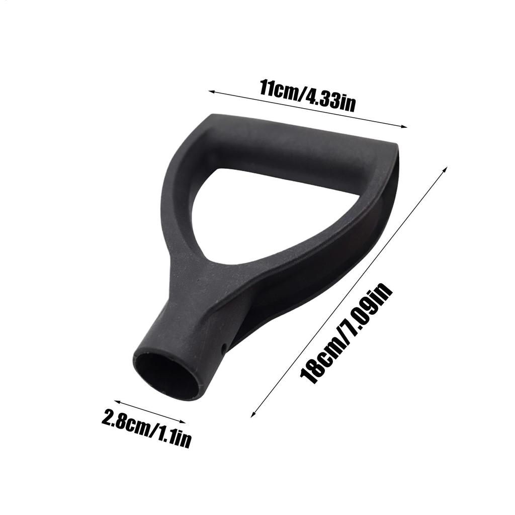 D-shaped shovel grip Heavy Duty Shovel Handle Scoop Replacement gardening tool part for digging rake tool part accessories