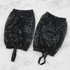 Silver Black Sequins Leg Warmers Sequined Stage Costume Shiny Leg Sleeves  Jazz Dance